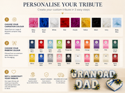 GRANDAD, HUSBAND Funeral Package artificial silk funeral flower package - image 2