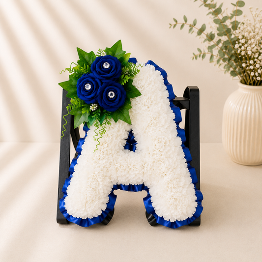 Any Single Letter Tribute personalised artificial silk letter tribute